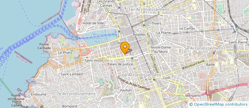 localisation de l'entreprise CONSOMATEL à MARSEILLE