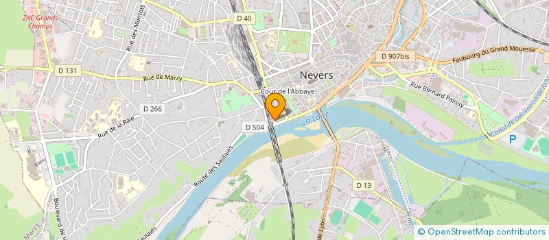 localisation de l'entreprise CONSOMMATION LOGEMENT CADRE DE VIE à NEVERS