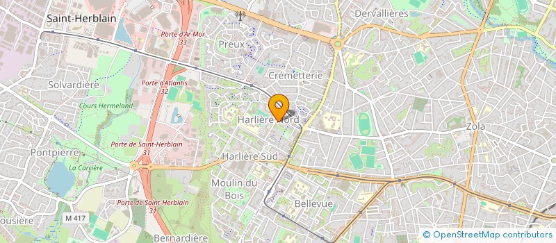 localisation de l'entreprise CONSOMMATION LOGEMENT CADRE DE VIE à SAINT-HERBLAIN
