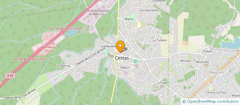 localisation de l'entreprise CONSOMMATION LOGEMENT CADRE DE VIE à CESTAS