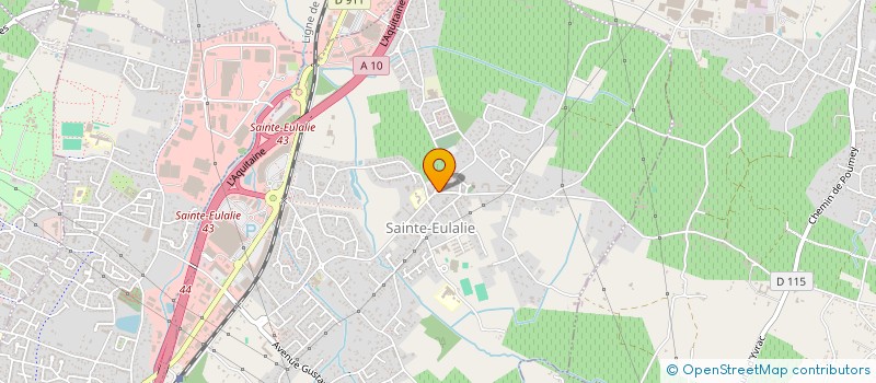 localisation de l'entreprise CONSOMMATION LOGEMENT CADRE DE VIE à SAINTE-EULALIE