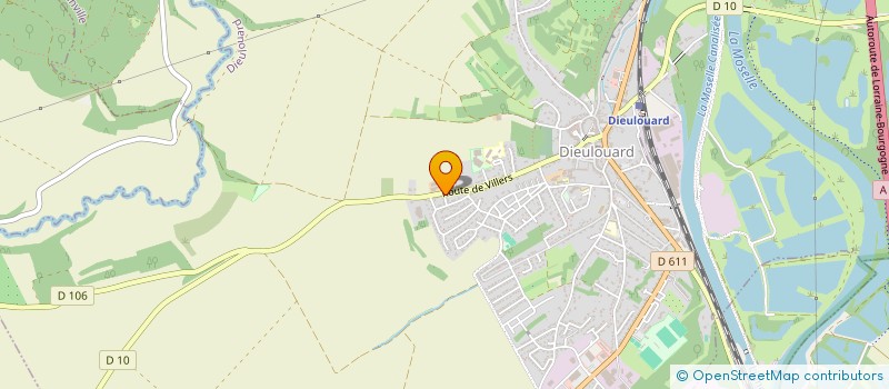 localisation de l'entreprise CONSOMMATION LOGEMENT ET CADRE DE VIE  DIEULOUARD