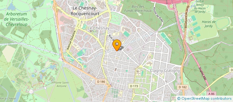 localisation de l'entreprise CONSOMME LOCAL CARAIBES  LE CHESNAY-ROCQUENCOURT