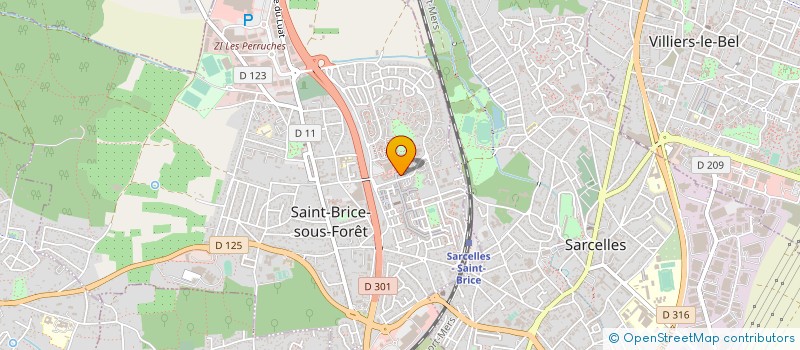 localisation de l'entreprise CONSOR à SAINT-BRICE-SOUS-FORET
