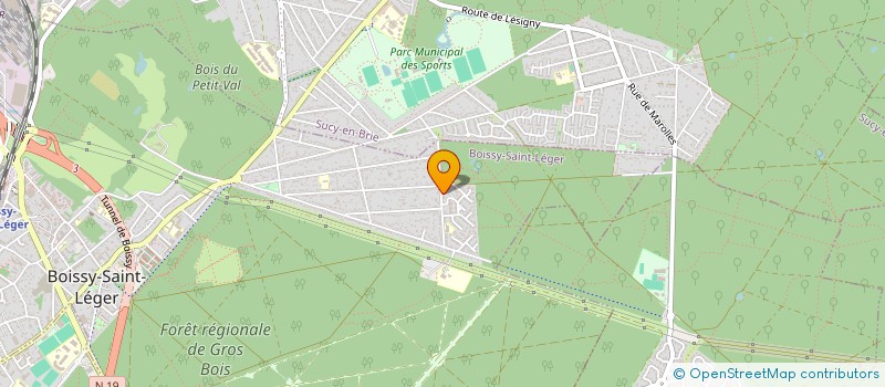 localisation de l'entreprise CONSORAL à BOISSY-SAINT-LEGER