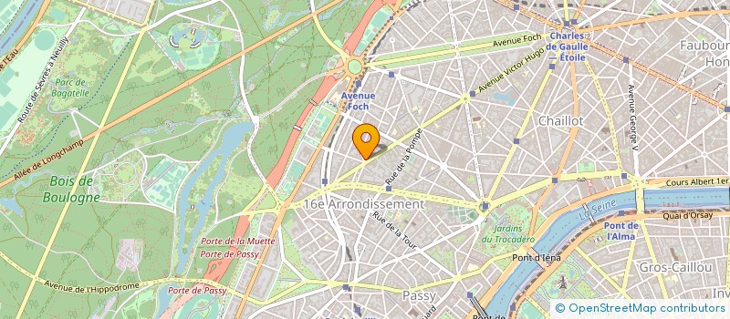 localisation de l'entreprise CONSORT FRANCAI GESTION CINEMA à PARIS