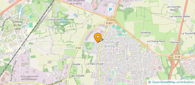 localisation de l'entreprise CONSORT PIERRE à CHARTRES-DE-BRETAGNE