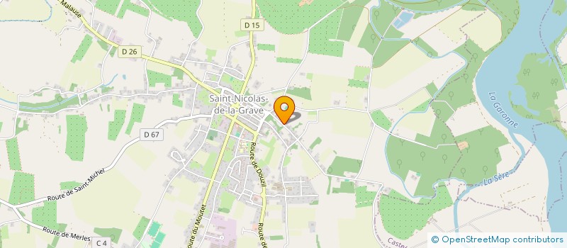 localisation de l'entreprise CONSORT ROLAND LAVERGNE  ST NICOLAS DE LA GRAVE