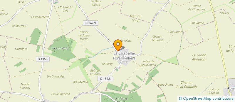 localisation de l'entreprise CONSORTIO FORMATION à LA CHAPELLE-FORAINVILLIERS