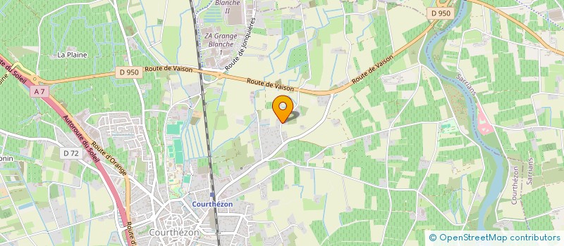 localisation de l'entreprise CONSORTIUM  COURTHEZON