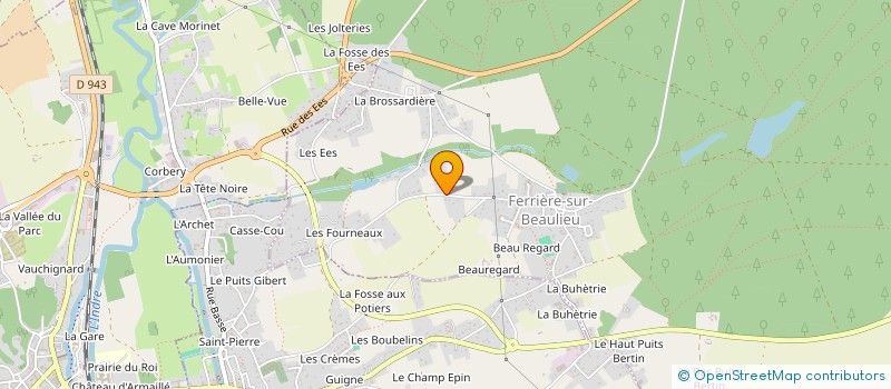 localisation de l'entreprise CONSORTIUM BOIS DU CENTRE à FERRIERE-SUR-BEAULIEU