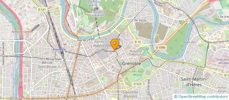 localisation de l'entreprise CONSORTIUM COPIES  GRENOBLE