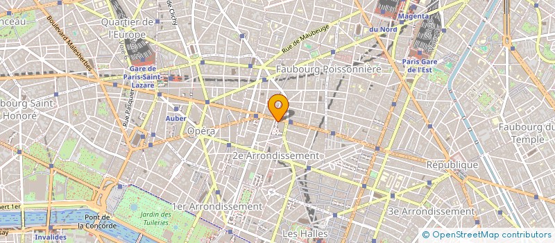 localisation de l'entreprise CONSORTIUM D'ASSURANCES D'EUROPE à PARIS