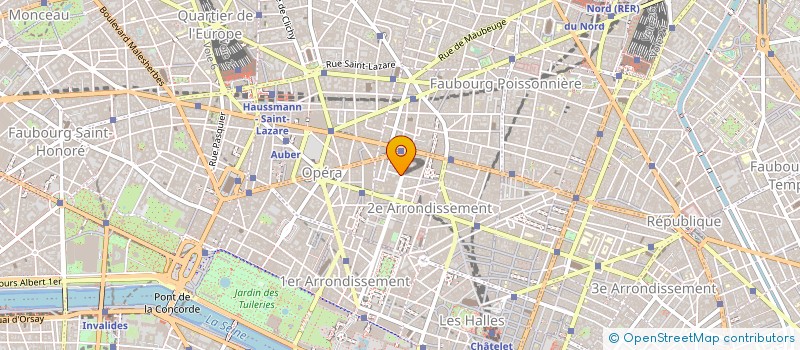 localisation de l'entreprise CONSORTIUM DE FABRICATIONS ALIMENTAIRES à PARIS
