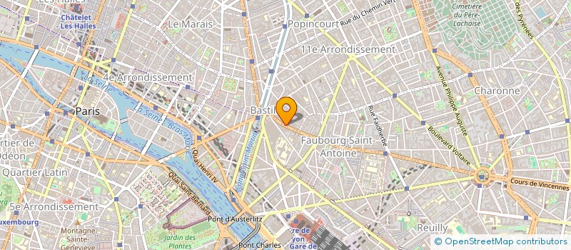 localisation de l'entreprise CONSORTIUM DE L'AMEUBLEMENT à PARIS 11