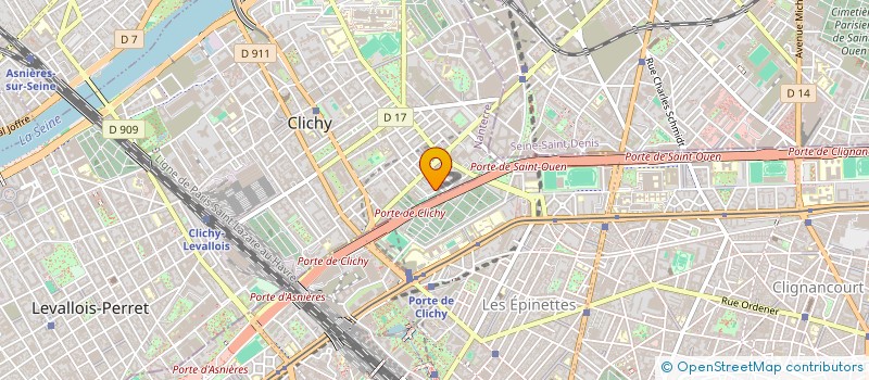 localisation de l'entreprise CONSORTIUM DE VALEURS MOBILIERES à CLICHY