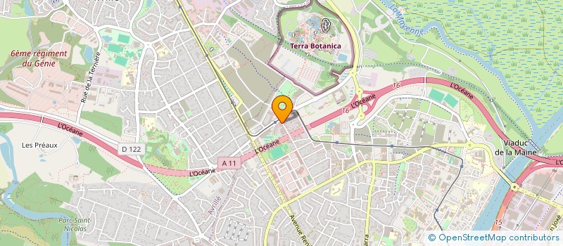 localisation de l'entreprise CONSORTIUM DES LABORATOIRES DENTAIRES à ANGERS