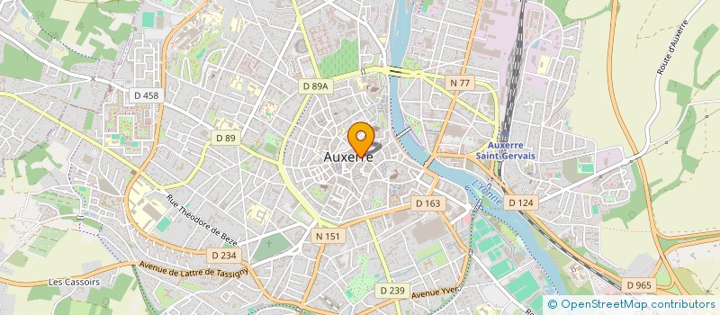localisation de l'entreprise CONSORTIUM DES SUCRES ET CHOCOLATS à AUXERRE