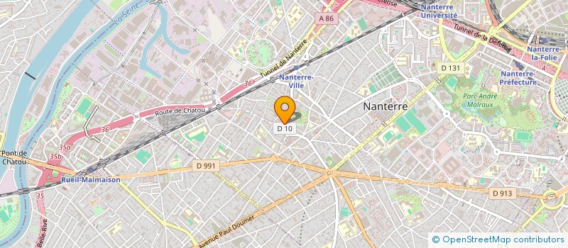 localisation de l'entreprise CONSORTIUM DU MANOIR à NANTERRE