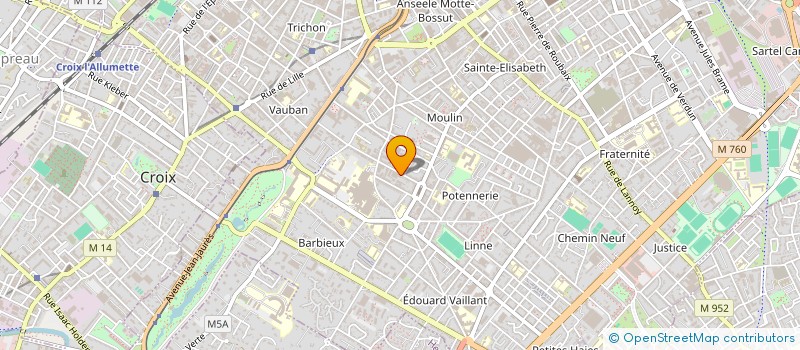 localisation de l'entreprise CONSORTIUM DU TEXTILE  ROUBAIX