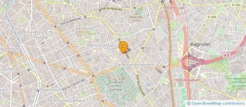 localisation de l'entreprise CONSORTIUM ENTREPRISES REGIONALES CONST à PARIS
