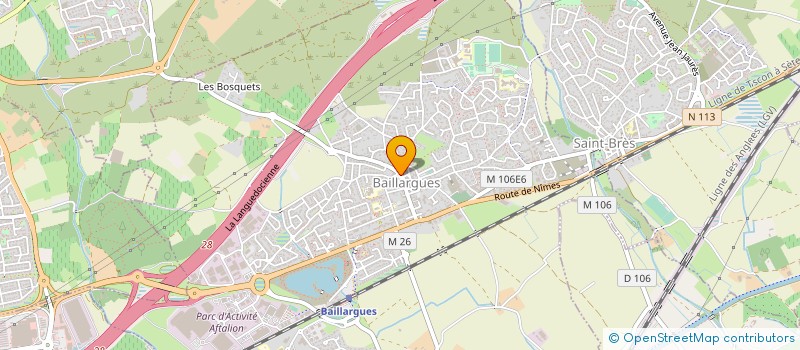 localisation de l'entreprise CONSORTIUM EUROPEEN DE LA MAISON INDIVID à BAILLARGUES