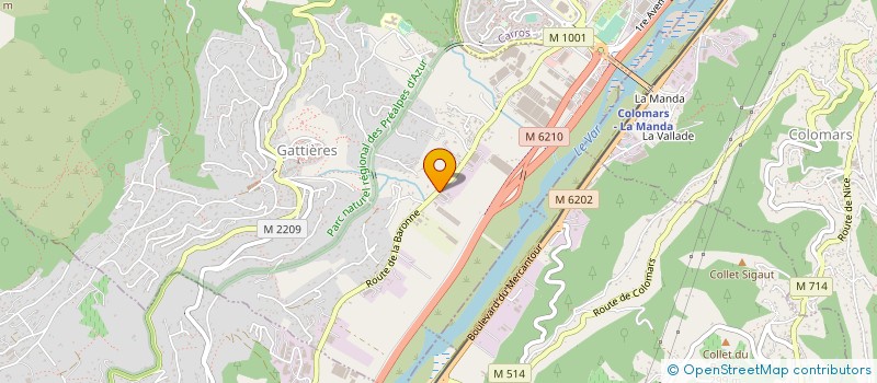 localisation de l'entreprise CONSORTIUM EUROPEEN DE PRESTATIONS INDUSTRIELLES ET DE MONTAGE à GATTIERES
