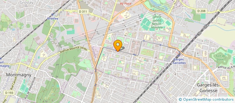 localisation de l'entreprise CONSORTIUM EUROPEEN ECONOMIQUE ET ENTREP à SARCELLES