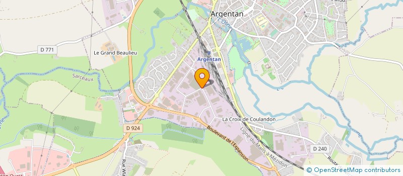 localisation de l'entreprise CONSORTIUM FRANCAIS DES MEUBLES SUFREN à ARGENTAN
