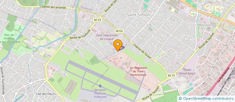 localisation de l'entreprise CONSORTIUM GENERAL DU BATIMENT à TOULOUSE
