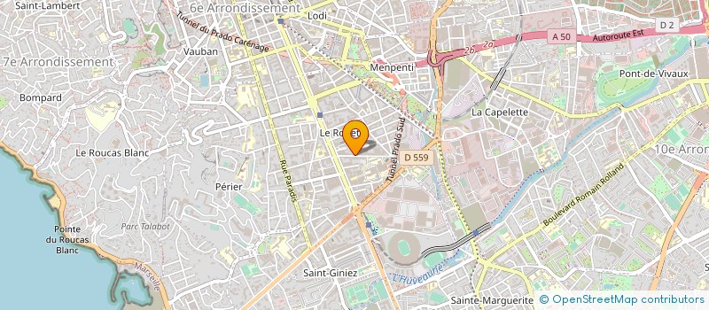 localisation de l'entreprise CONSORTIUM IMMOBILIER DE GERANCE à MARSEILLE