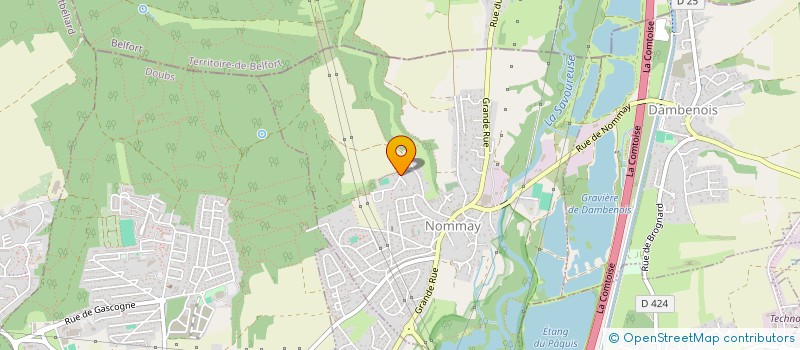 localisation de l'entreprise CONSORTIUM INDUSTRIEL BLAISOIS 001  NOMMAY