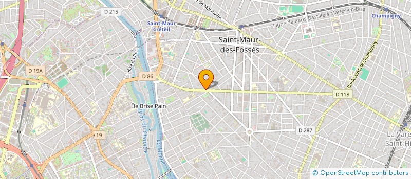 localisation de l'entreprise CONSORTIUM INT DU TRANSPORT ROUTIER  SAINT-MAUR-DES-FOSSES