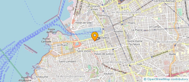 localisation de l'entreprise CONSORTIUM INTERNATIONAL DE BUREAU à MARSEILLE