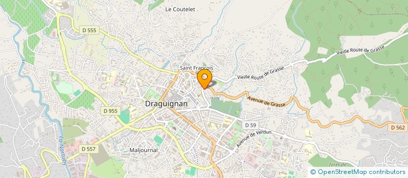 localisation de l'entreprise CONSORTIUM INTERNATIONAL DES ARTS  DRAGUIGNAN