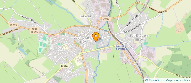 localisation de l'entreprise CONSORTIUM NORMAND FINANCE PARTICIPATION à GOURNAY-EN-BRAY