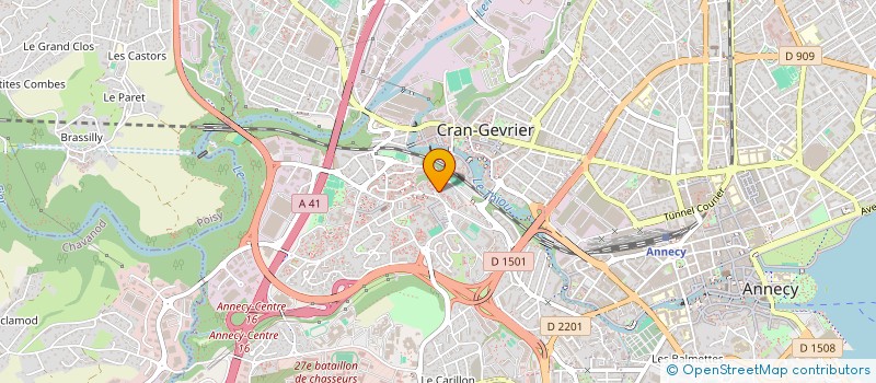 localisation de l'entreprise CONSORTIUM POUR LE DEVELOPPEMENT DES HOPITAUX - FRANCE à ANNECY