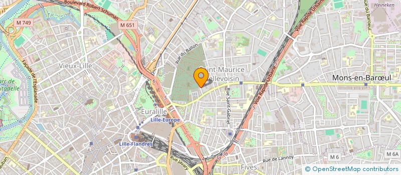localisation de l'entreprise CONSORTIUM POUR UNE COOPERATION MEDICALE DECENTRALISEE EURAFRICAINE à LILLE