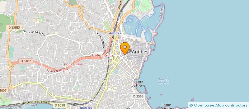localisation de l'entreprise CONSORTIUM PROMOTION GESTION IMMOBILIERE à ANTIBES