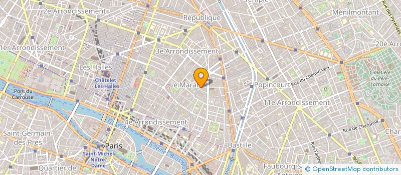 localisation de l'entreprise CONSORTIUM SAINT MARTIN  PARIS