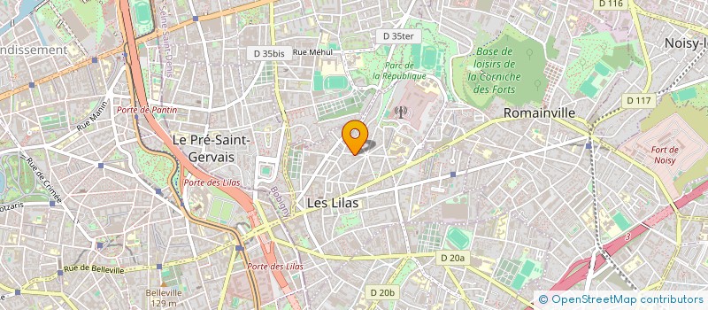 localisation de l'entreprise CONSORTS ALBANOZZO à LES LILAS
