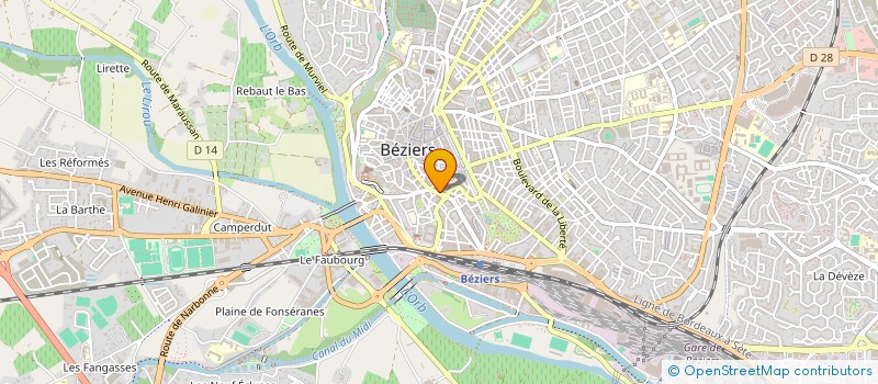 localisation de l'entreprise CONSORTS BELLISSENT à BEZIERS