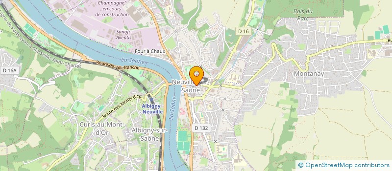 localisation de l'entreprise CONSORTS BLANCHARD  NEUVILLE-SUR-SAONE