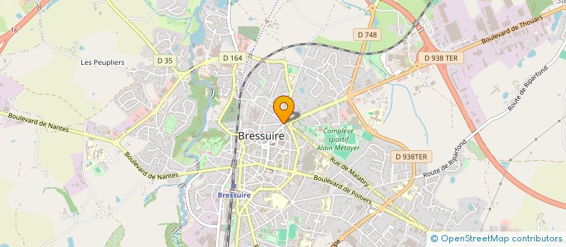 localisation de l'entreprise CONSORTS BOUDEAU  BRESSUIRE