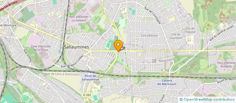 localisation de l'entreprise CONSORTS BRACQ  SALLAUMINES