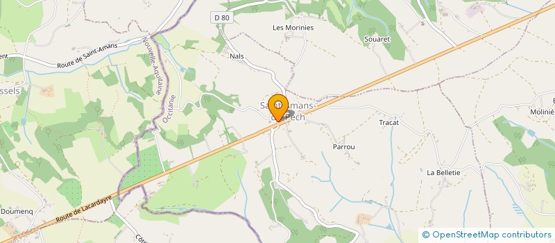 localisation de l'entreprise CONSORTS BRIDGES RODNEY ET LAURA  SAINT-AMANS-DU-PECH