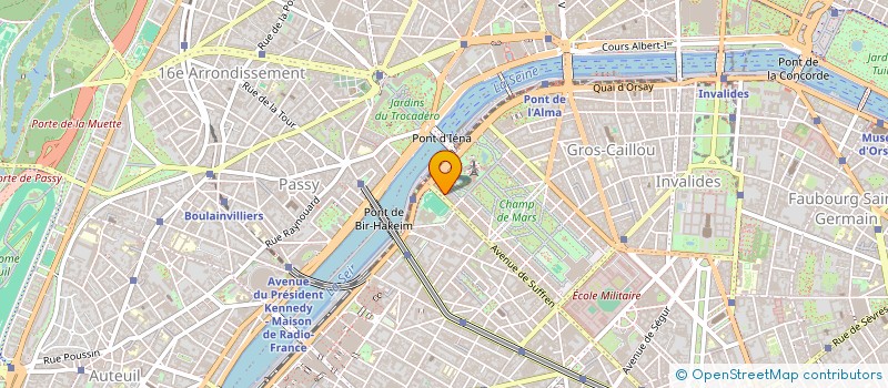 localisation de l'entreprise CONSORTS CALMEL  PARIS