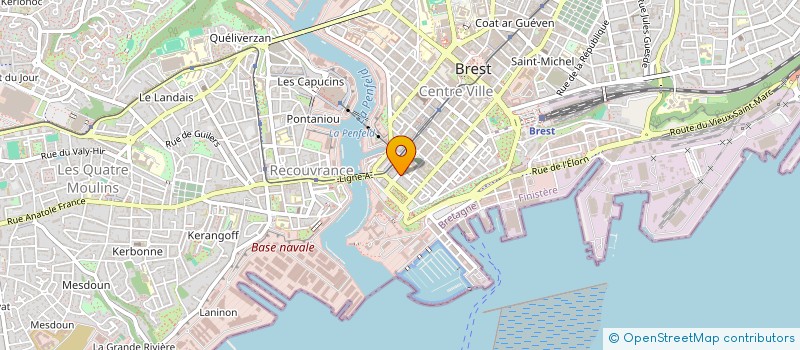 localisation de l'entreprise CONSORTS CAPITAINE à BREST