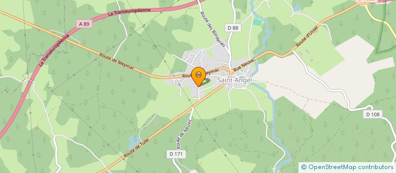 localisation de l'entreprise CONSORTS CHEIX à USSEL