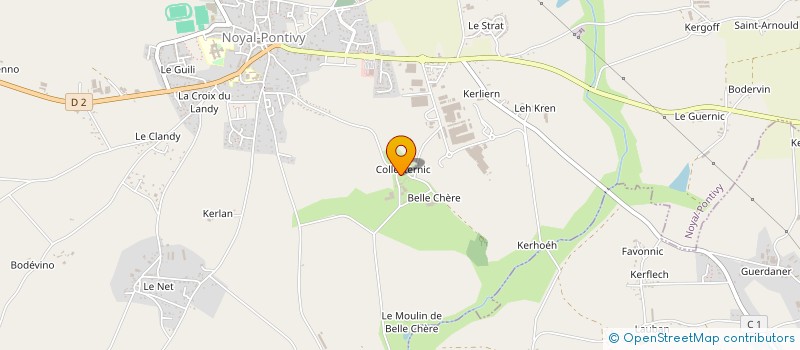 localisation de l'entreprise CONSORTS COLLIN  NOYAL-PONTIVY